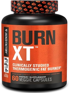 Jacked Factory Burn-XT Clinically Studied Fat Burner & Weight Loss Supplement