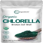 Microingredients Superfoods Organic Broken Cell Wall Chlorella Powder